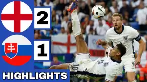 England vs Slovakia 2 - 1 (EURO 2024 Goals & Highlights)