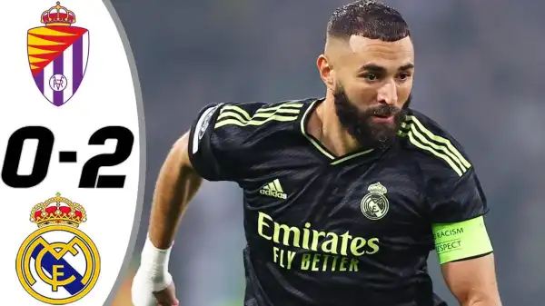 Real Valladolid vs Real Madrid 0 - 2 (Laliga 2022 Goals & Highlights)