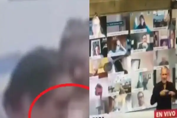 Argentine Politician Caught Suck!ng A Woman’s B00bs During Virtual Meeting On Zoom (VIDEO)