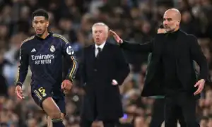 UCL: Leave referees alone – Guardiola warns Bellingham ahead of Real Madrid vs Man City