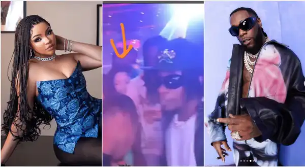 Burna Boy and Big Brother Naija star, Nengi Spark Dating Rumour After Being Spotted Together At A Club (Video)