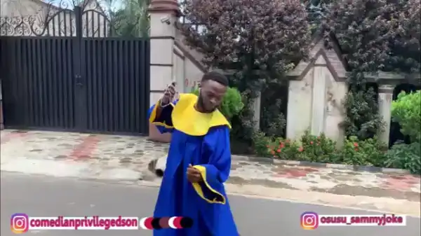 Video: Comedian Privilegeson Makes a promotional video for Waploaded