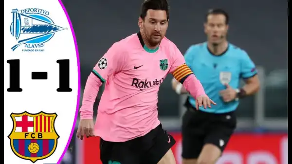 Deportivo Alaves vs Barcelona 1 - 1 | LA Liga All Goals And Highlights (31-10-2020)