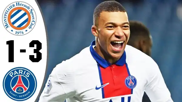 Montpellier vs PSG 1 - 3 (Ligue 1 Goals & Highlights)