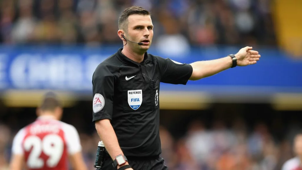 EPL: Referee Michael Oliver suspended after red card debacle