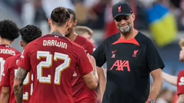 Jurgen Klopp laughs off pre-season critics of Darwin Nunez