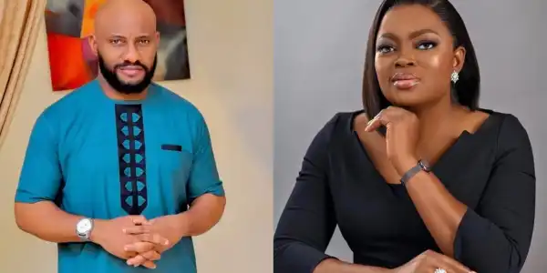 “Your campaign pictures are part of your battle scars” Yul Edochie pens deep message to Funke Akindele after deleting election photos