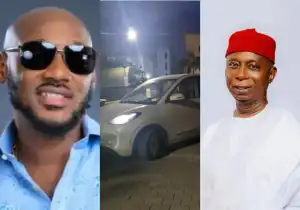 2Baba Trills As He Receives Electric Car As Belated Birthday Gift From Ned Nwoko