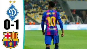 Dynamo Kyiv vs Barcelona  0 - 1 (Champions League 2021 Goals & Highlights)