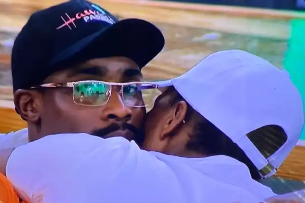 #BBNaija: Neo And Vee Lock Lips After Securing A Spot In The Grand Finale (Watch Video)