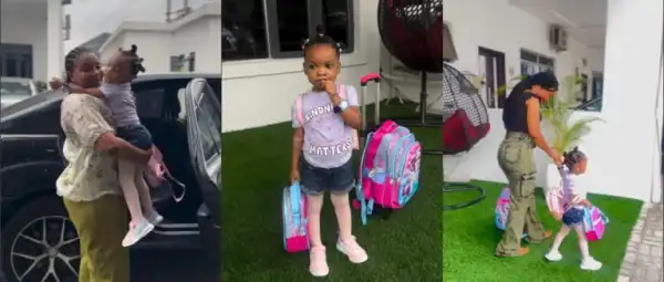 BBNaija’s Queen Mercy Atang Shares Emotional Moment As Daughter Starts School