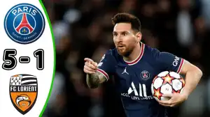 PSG vs Lorient 5 − 1 (Ligue 1 2022 Goals & Highlights)
