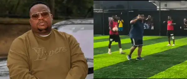 Cubana Chiefpriest Shows Off Ronaldo-Inspired Bicycle Kick