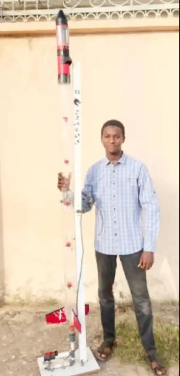 Meet Bilal Mustapha, The 18-Year-Old Nigerian Student Who Invented A Water-Powered Rocket