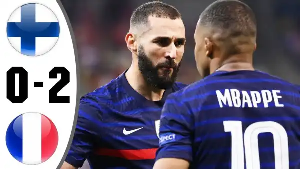 Finland vs France 0 − 2 (2022 World Cup Qualifier Goals & Highlights)