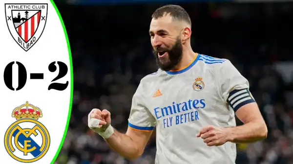 Athletic Bilbao vs Real Madrid 0 − 2 (Supercopa 2022 Goals & Highlights)