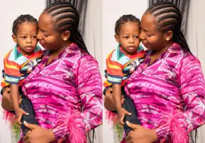 “Nigerians, Help Me”- Wunmi Cries Out During Live Stream, Claims Baby Liam Was Assaulted