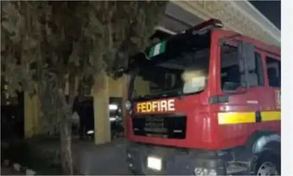 Parts of Leventis plaza in Abuja gutted by fire