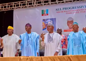 Ondo election: Sanwo-Olu, Abiodun, Oyebanji, other APC chieftains arrive Akure