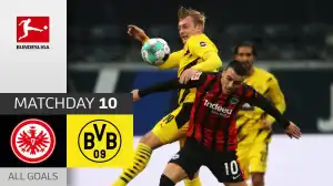 Frankfurt vs Dortmund 1 - 1 (Bundesliga Goals & Highlights)