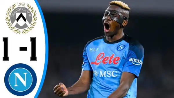 Udinese vs Napoli 1 - 1 (Serie A 2023 Goals & Highlights)