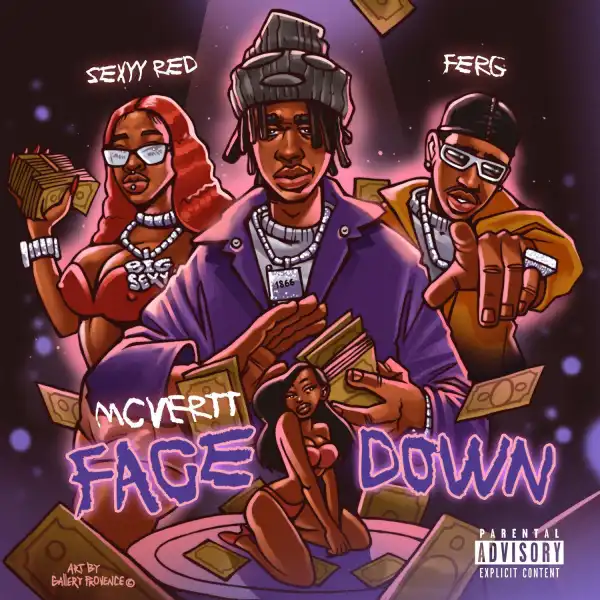 McVertt Ft. Sexyy Red & ASAP Ferg – Face Down (Instrumental)