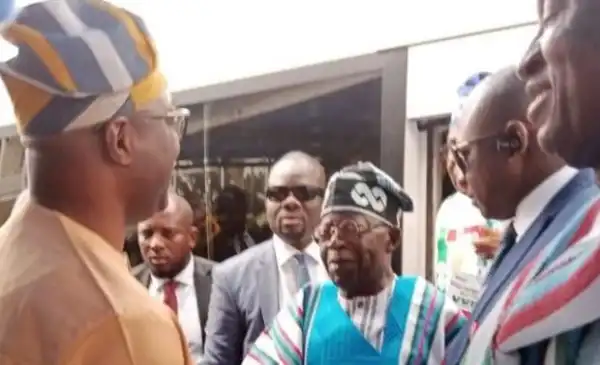 2023: Tinubu Visits Makinde At Government House In Ibadan