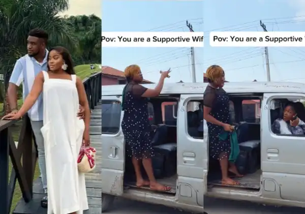 Veekee James And Her Hubby Act As Bus Driver And Conductor