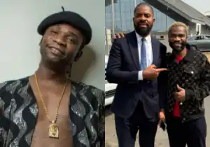 Speed Darlington Beams With Joy As Deji Adeyanju Drops Him Off At Airport Shortly After His Release