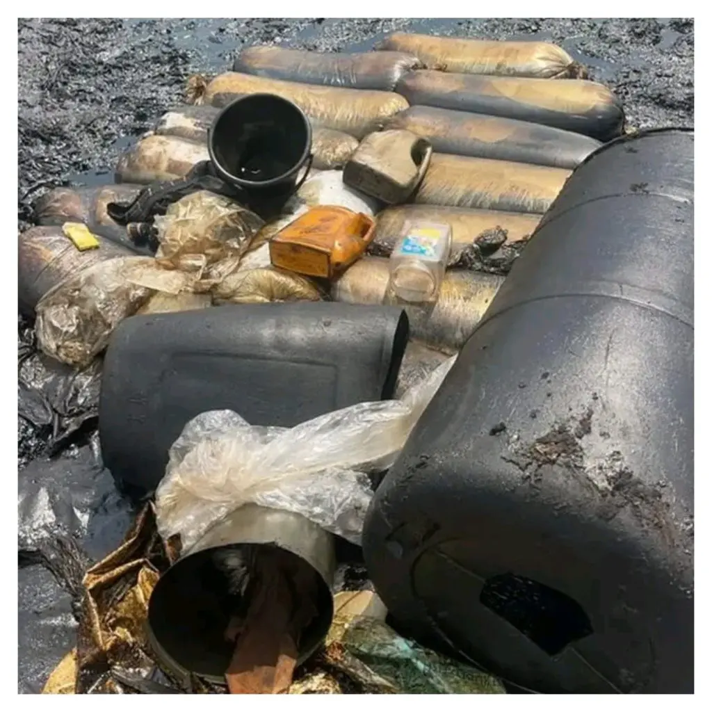 Nigerian Navy trails owners of illegal storage of stolen crude oil in Rivers