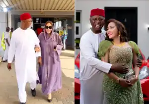 Ned Nwoko’s wife Laila Charani shares video of their trip to his village