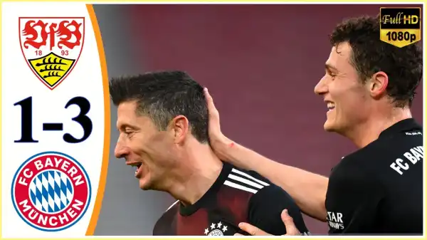 Stuttgart vs Bayern Munich 1 - 3 (Bundesliga Goals & Highlights)
