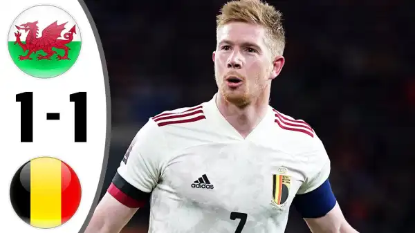Wales vs Belgium 1 − 1 (2022 World Cup Qualifier Goals & Highlights)