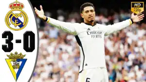 Real Madrid vs Cadiz 3 - 0 (Laliga 2024 Goals & Highlights)