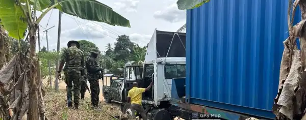 Army nabs suspected truck thieves in Abia, recovers stolen vehicle