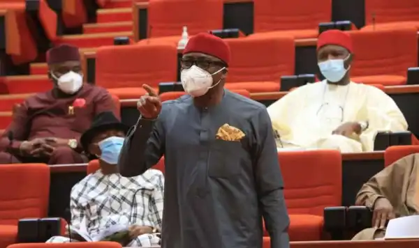 “You’re An Ethnic Bigot” Lagos Official Attacks Abaribe For Wearing ‘Dot Nation’ Shirt