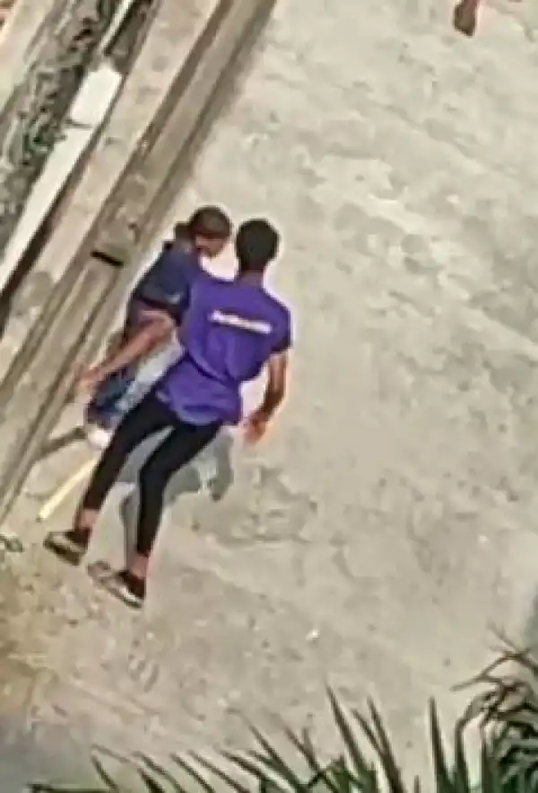 Lagos Police Arrests Caregiver Caught On Tape Assaulting A Child At A Creche (Video)