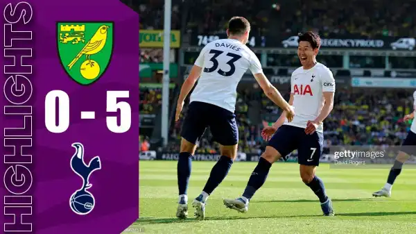 Norwich City vs Tottenham 0 - 5 (Premier League 2022 Goals & Highlights)