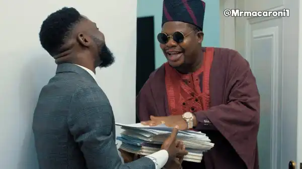 Mr Macaroni  – Mr Agbajelola The Hardworking Staff (Comedy Video)