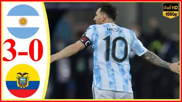 Argentina vs Ecuador 3 − 0 (Copa America 2020 Goals & Highlights)