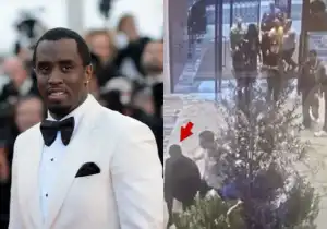 Footage reveals moment Diddy was taken into custody at a New York City hotel and led away in handcuffs