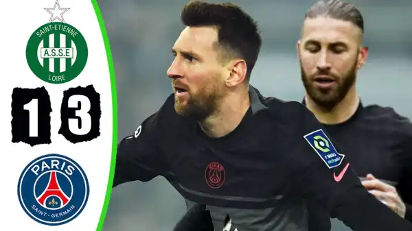 Saint Etienne vs PSG  1 - 3 (Ligue 1 2021 Goals & Highlights)
