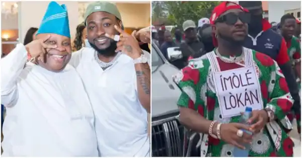 Davido Perfoems "FEM" AT Osun 2022 PDP Governorship Rally.