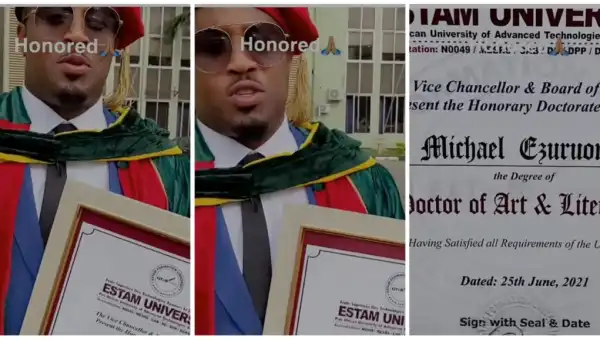 Mike Ezuruonye Honoured With Doctorate Degree (Video)