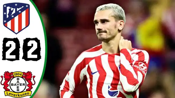 Atletico Madrid vs Bayer Leverkusen 2 - 2 (Champions League 2022 Goals & Highlights)