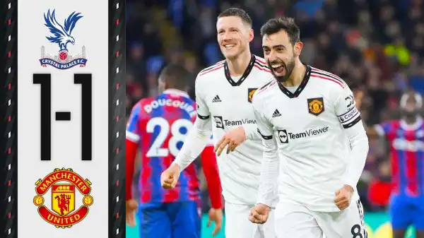 Crystal Palace vs Manchester United 1 - 1 (Premier League 2023 Goals & Highlights)