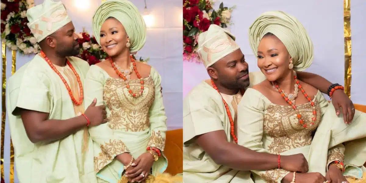 Gabriel Afolayan and wife celebrate their first wedding anniversary