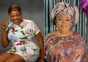 “It’s been two years since you left us, It’s still like a dream” – Funke Akindele remembers mom