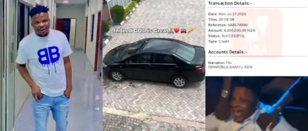 Actor Ijoba Lande Breaks Down in Tears After Surprise Car Gift and ₦4 Million