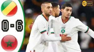 Congo vs Morocco 0 - 6 (World Cup Qualifiers 2024 Goals & Highlights)